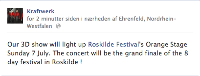 Kraftwerk Roskilde Festival